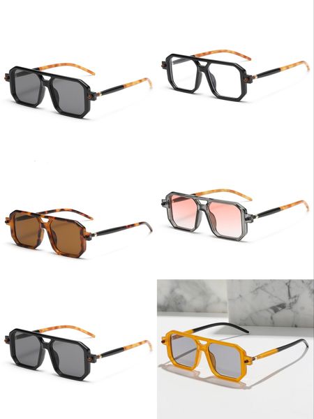 6color square frame sunglasses designer sungalsses oversize glasses for women mens gift, White;black
6color square frame sunglasses designer sungalsses oversize glasses for women mens gift, White;black