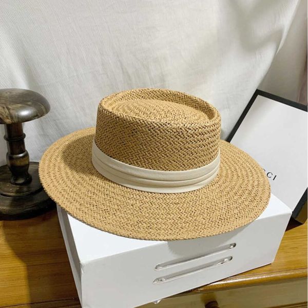 fashion-woven wide-brimmed hat sun summer women wide cap parent-child flat-visor woven straw, Blue;gray
fashion-woven wide-brimmed hat sun summer women wide cap parent-child flat-visor woven straw, Blue;gray