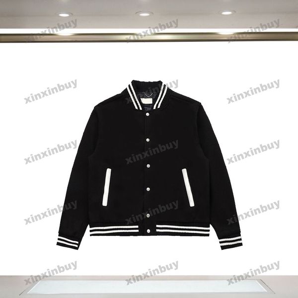 xinxinbuy men designer coat jacket cursive letters leather long sleeve women woolen cloth black s-2xl, Black;brown
xinxinbuy men designer coat jacket cursive letters leather long sleeve women woolen cloth black s-2xl, Black;brown