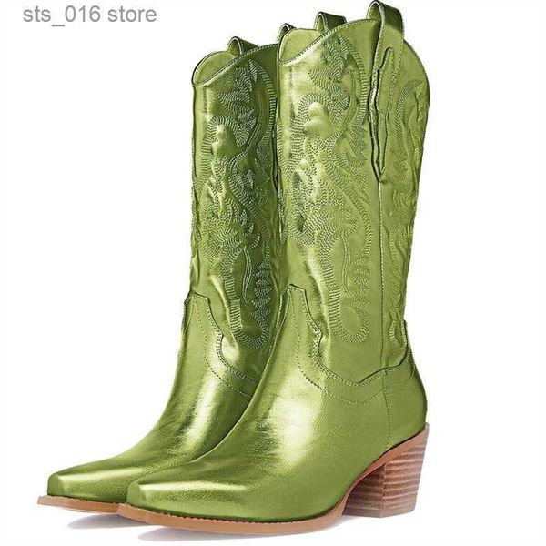 boots metallic cowboy boots woman western boots for women high boots zip embroidered pointed toe low heel female shoes big size 35-43 t23082, Black
boots metallic cowboy boots woman western boots for women high boots zip embroidered pointed toe low heel female shoes big size 35-43 t23082, Black