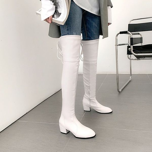 boots brand winter black white women thigh high glamour 55cm heels lady riding shoes plus size overtheknee boots 230824
boots brand winter black white women thigh high glamour 55cm heels lady riding shoes plus size overtheknee boots 230824