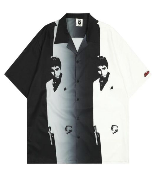 shirts men casual 2022 summer patchwork shirt button hawaii vintage hip hop36421464305224, White;black
shirts men casual 2022 summer patchwork shirt button hawaii vintage hip hop36421464305224, White;black