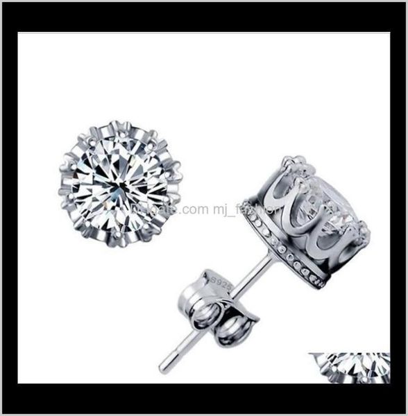 jewelrysterling cz diamond stud fashion jewelry beautiful wedding gold sier crown earrings 1542 drop delivery qyjtv4365188, Golden;silver
jewelrysterling cz diamond stud fashion jewelry beautiful wedding gold sier crown earrings 1542 drop delivery qyjtv4365188, Golden;silver