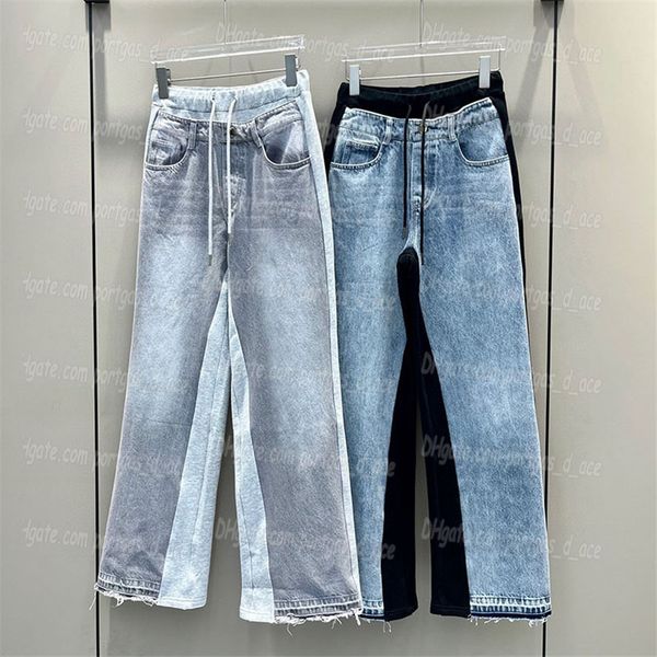 luxury women jeans pants patchwork design fake two piece denim trousers, Black
luxury women jeans pants patchwork design fake two piece denim trousers, Black
