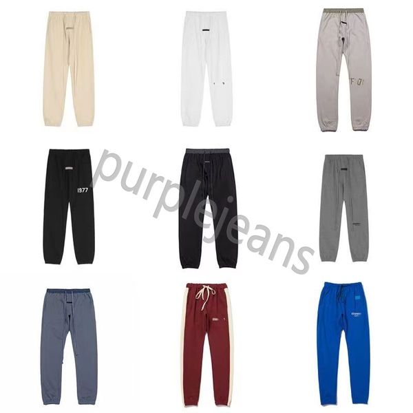 mens pants designer sweatpants fashion essentails print sport pant high street joggers womens essent sweatpant trouser sweatpants hip hop es, Black