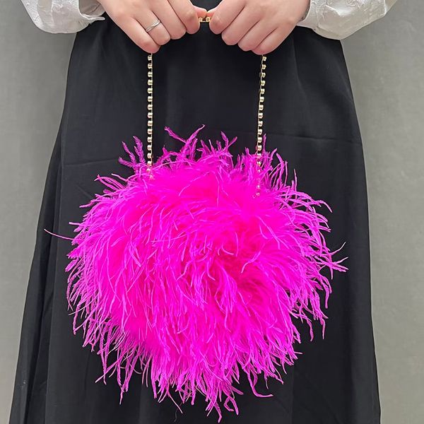 evening bags fluffy crossbody ostrich feather for women luxury brand purse handle handbag chain clutch s5459 230824
evening bags fluffy crossbody ostrich feather for women luxury brand purse handle handbag chain clutch s5459 230824