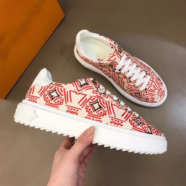 time out shoes men women designer shoe woman men's casual sneaker genuine leather fashion trainer model 35-46, Red;white
time out shoes men women designer shoe woman men's casual sneaker genuine leather fashion trainer model 35-46, Red;white