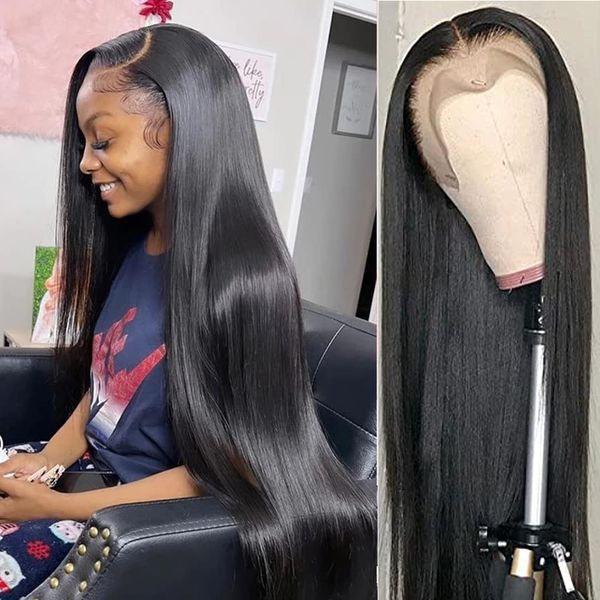 lace front wigs human hair pre plucked with baby hair straight 13x4 human hair hd transparent lace front wigs for black women, Black;brown
lace front wigs human hair pre plucked with baby hair straight 13x4 human hair hd transparent lace front wigs for black women, Black;brown