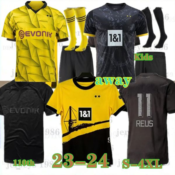 23 24 reus soccer jerseys haaland kamara f.nmecha 2023 2024 black football shirt bellingham hummels reyna brandt 110th men kids kit maillot, Black;yellow
23 24 reus soccer jerseys haaland kamara f.nmecha 2023 2024 black football shirt bellingham hummels reyna brandt 110th men kids kit maillot, Black;yellow