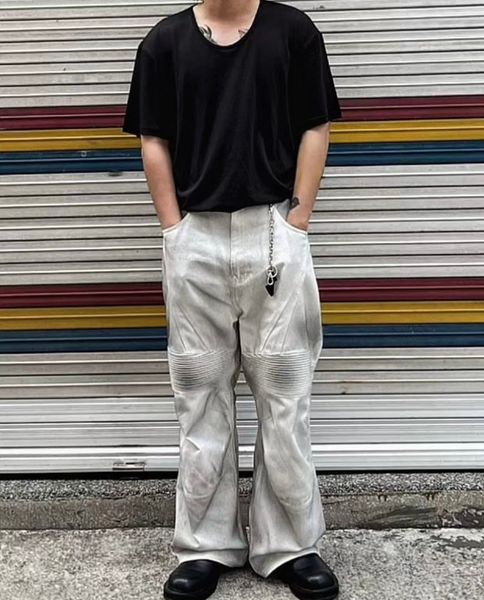mngu dirty dyed niche washed patchwork casual loose original washed jeans slim fit jeans for men causal jeans washed straight style straight, Blue
mngu dirty dyed niche washed patchwork casual loose original washed jeans slim fit jeans for men causal jeans washed straight style straight, Blue