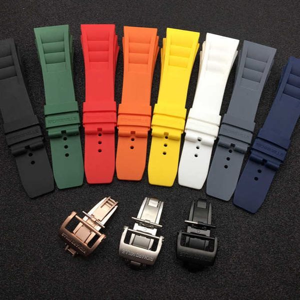 richardmille waterproof silicone watch bands rm watch strap watchband 25mm rm055/rm011 convex interface butterfly double snap fastener yi-uv, Black;green
richardmille waterproof silicone watch bands rm watch strap watchband 25mm rm055/rm011 convex interface butterfly double snap fastener yi-uv, Black;green