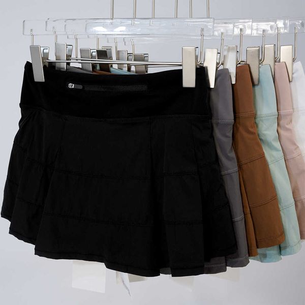 lu-01 skort align women sport yoga skirts running shorts solid color pleated tennis golf skirt anti exposure fitness short training skirt le, Black
lu-01 skort align women sport yoga skirts running shorts solid color pleated tennis golf skirt anti exposure fitness short training skirt le, Black