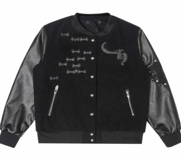 puls size mens baseball jacket ch horseshoe embroidery overcoat cross designer jackets men women hiphop cardigan coat higher vers4015010, Black;brown
puls size mens baseball jacket ch horseshoe embroidery overcoat cross designer jackets men women hiphop cardigan coat higher vers4015010, Black;brown