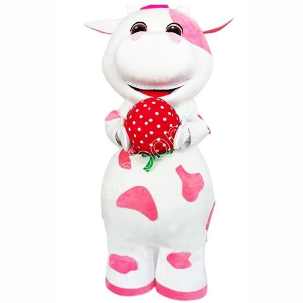 cute plush pink cow mascot costume walking halloween suit large event costume suit party dress apparel carnival costume, Red;yellow
cute plush pink cow mascot costume walking halloween suit large event costume suit party dress apparel carnival costume, Red;yellow