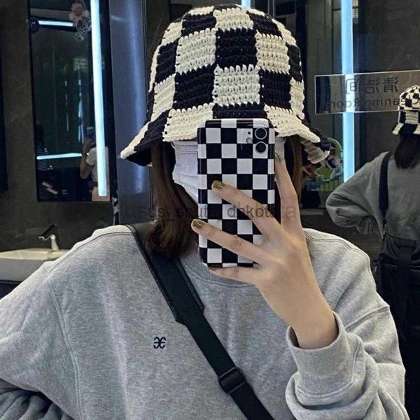 beanie/skull caps fashion checkerboard bucket hat women handmade crochet knitted hat outdoor warm tide caps l0825, Blue;gray
beanie/skull caps fashion checkerboard bucket hat women handmade crochet knitted hat outdoor warm tide caps l0825, Blue;gray