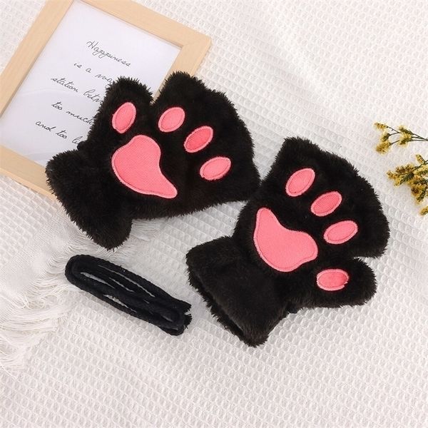 five fingers gloves 1pcs cat paw winter cute cartoon girl open finger thickened fluffy bear half 230824, Blue;gray
five fingers gloves 1pcs cat paw winter cute cartoon girl open finger thickened fluffy bear half 230824, Blue;gray
