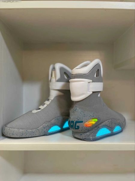2023 automatic laces shoes air mag sneakers marty mcfly's led man back to the future glow in the dark gray mcflys sneaker with uk 6-12, Black
2023 automatic laces shoes air mag sneakers marty mcfly's led man back to the future glow in the dark gray mcflys sneaker with uk 6-12, Black