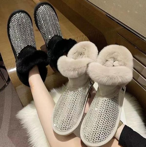 designer australian woman sequin ankle boot wool comfort antiskid shoes lady high-quality winter thick-soled outdoors snowfield keep warm bo, Black
designer australian woman sequin ankle boot wool comfort antiskid shoes lady high-quality winter thick-soled outdoors snowfield keep warm bo, Black