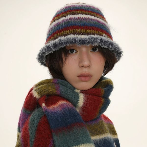 wide brim hats bucket hats winter fur handmade crochet bucket hat women korean retro warm fisherman cap ladies knitted beanies hat 230824, Blue;gray
wide brim hats bucket hats winter fur handmade crochet bucket hat women korean retro warm fisherman cap ladies knitted beanies hat 230824, Blue;gray