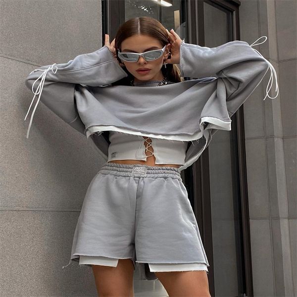 women's hoodies sweatshirt's autumn solid color round neck sweater european and american design loose niche tie pleated fake twopi, Black
women's hoodies sweatshirt's autumn solid color round neck sweater european and american design loose niche tie pleated fake twopi, Black