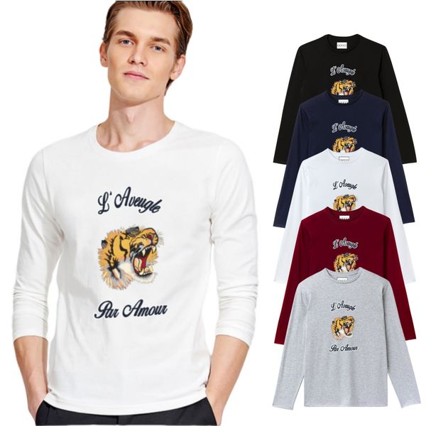 men's sweatshirts o-neck long sleeved leopard tiger head letter casual breathable comfortable stretch cotton slim fit style male round, Black
men's sweatshirts o-neck long sleeved leopard tiger head letter casual breathable comfortable stretch cotton slim fit style male round, Black
