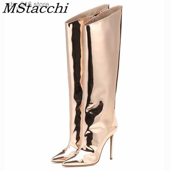 boots women's high boots gold silver pointed toe knee-high boots for woman high heels party shoes ladies stiletto botas femininas t2308, Black
boots women's high boots gold silver pointed toe knee-high boots for woman high heels party shoes ladies stiletto botas femininas t2308, Black
