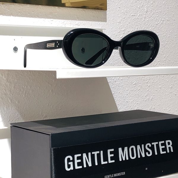 gentle monster sunglasses for women designer fashionable round plate men's riding uv resistant sunglasses, White;black
gentle monster sunglasses for women designer fashionable round plate men's riding uv resistant sunglasses, White;black