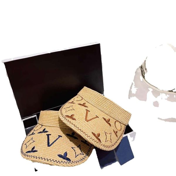 designer sun visor hats grass braid baseball cap for women mens designers empty v sunhats beach caps bucket hats sports brown, Blue;gray
designer sun visor hats grass braid baseball cap for women mens designers empty v sunhats beach caps bucket hats sports brown, Blue;gray