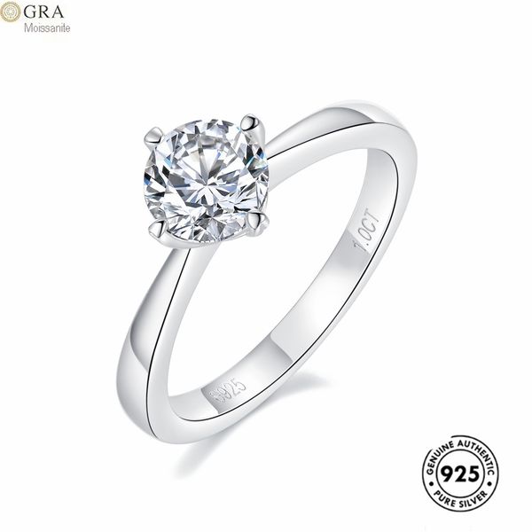 single stone rings gra certification moissanite diamond jewelry in solid 925 silver for girls ready to ship, Slivery;golden
single stone rings gra certification moissanite diamond jewelry in solid 925 silver for girls ready to ship, Slivery;golden