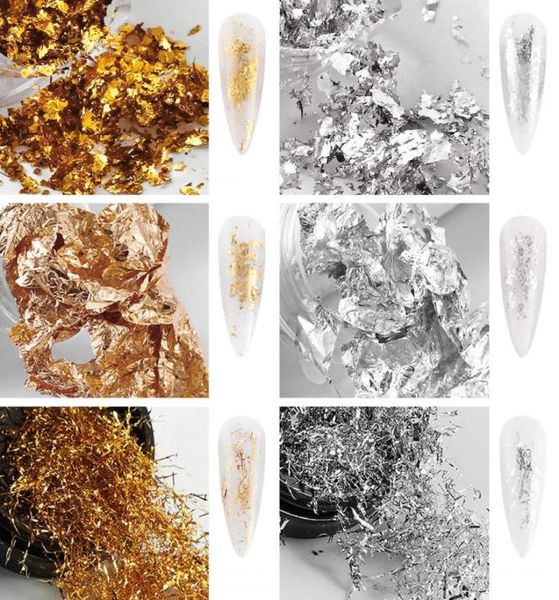 1 box glitter aluminum flakes mirror irregular nail foils paper gold silver nail paillette chrome pigment nails art decorations1164268, Silver;gold
1 box glitter aluminum flakes mirror irregular nail foils paper gold silver nail paillette chrome pigment nails art decorations1164268, Silver;gold
