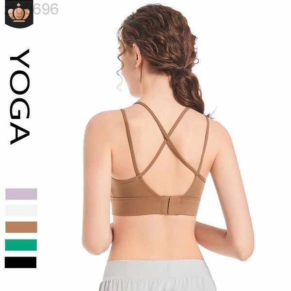 desginer al yoga alosports bra new cross back high strength shockproof one piece cup gathering fitness bra 23ss, White
desginer al yoga alosports bra new cross back high strength shockproof one piece cup gathering fitness bra 23ss, White