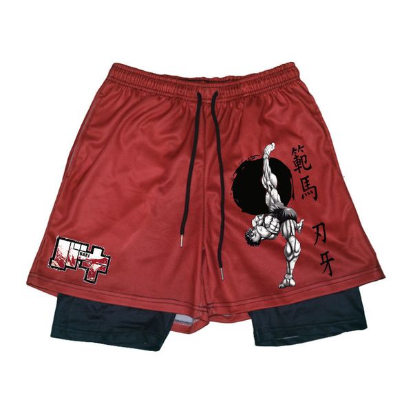 men's shorts anime baki sport shorts men sportswear running shorts 2 in 1 beach basketball summer gym fitness training jogging short pa, White;black
men's shorts anime baki sport shorts men sportswear running shorts 2 in 1 beach basketball summer gym fitness training jogging short pa, White;black