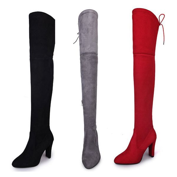 over the knee designer boots for womens ladies fashion luxury high heeled round toe frosted boot with side zipper booties woman thigh-high w, Black
over the knee designer boots for womens ladies fashion luxury high heeled round toe frosted boot with side zipper booties woman thigh-high w, Black
