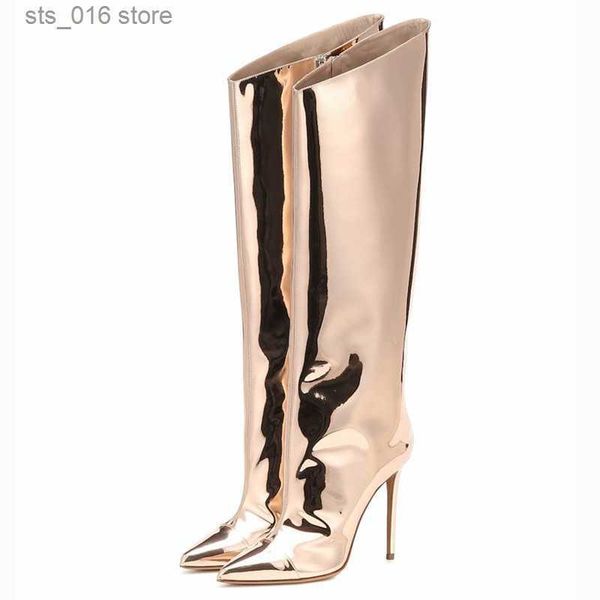 boots women's high boots gold silver pointed toe knee-high boots for woman high heels party shoes ladies thigh high boots t230824, Black
boots women's high boots gold silver pointed toe knee-high boots for woman high heels party shoes ladies thigh high boots t230824, Black