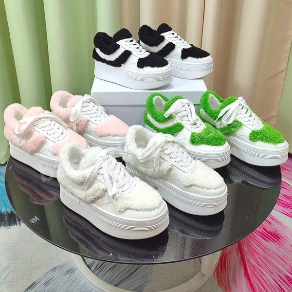 winter designer women blcok wool casual shoes sheepskin genuine leather wedge platform shoe rubber sneakers size 34-40, Black
winter designer women blcok wool casual shoes sheepskin genuine leather wedge platform shoe rubber sneakers size 34-40, Black