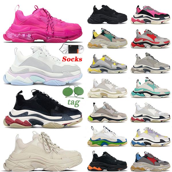 aaa+quality designer casual shoes triple s sneakers fashion men womens platform beige clear sole cherry blossom pow pink neon green outdoor, Black
aaa+quality designer casual shoes triple s sneakers fashion men womens platform beige clear sole cherry blossom pow pink neon green outdoor, Black