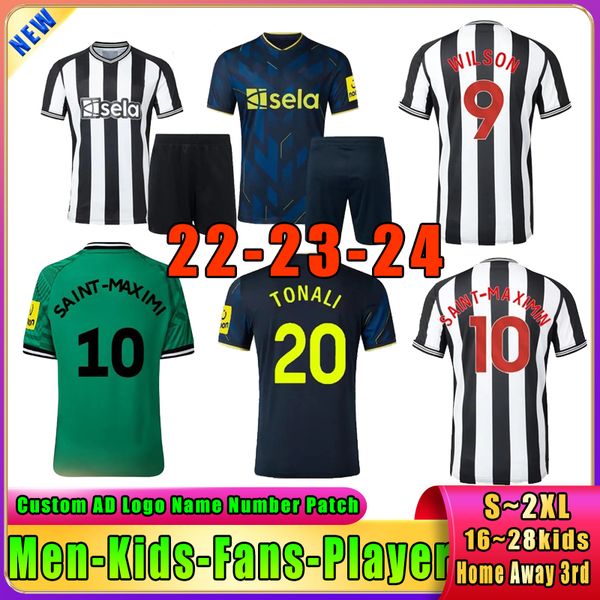 23 24 new castles wilson fans socce jerseys joelinton 2023 2024 shelvey ritchie football shirt fans kids kit uniform, Black;yellow
23 24 new castles wilson fans socce jerseys joelinton 2023 2024 shelvey ritchie football shirt fans kids kit uniform, Black;yellow