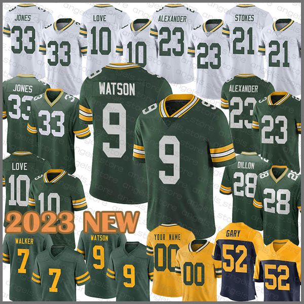 9 christian watson football jersey green bayes packer 33 aaron jones love jaire alexander aj dillon david bakhtiari quay walker romeo doubs, Black;red
9 christian watson football jersey green bayes packer 33 aaron jones love jaire alexander aj dillon david bakhtiari quay walker romeo doubs, Black;red