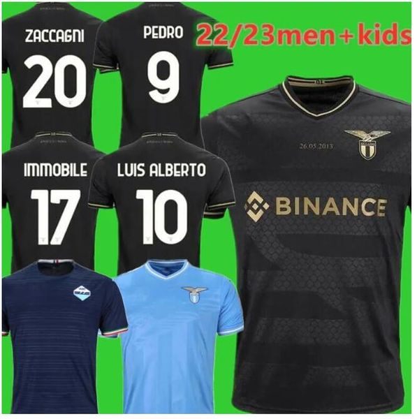 2023 lazio immobile soccer jerseys maglie 23 24 immobile luis bastos sergej badelj lucas j.correa zaccagni marusic men kids kit football shi, Black;yellow
2023 lazio immobile soccer jerseys maglie 23 24 immobile luis bastos sergej badelj lucas j.correa zaccagni marusic men kids kit football shi, Black;yellow