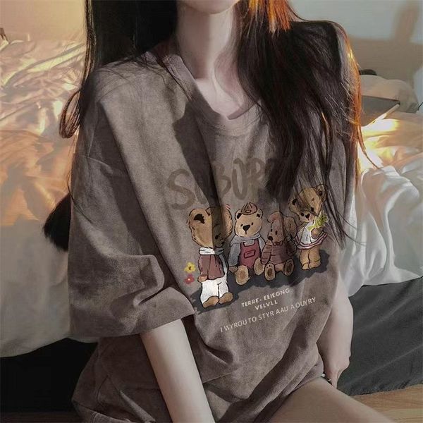 women's t shirts short sleeve women's cotton cartoon tee 2023 spring summer round neck loose fit casual oversize shirt large size, White
women's t shirts short sleeve women's cotton cartoon tee 2023 spring summer round neck loose fit casual oversize shirt large size, White