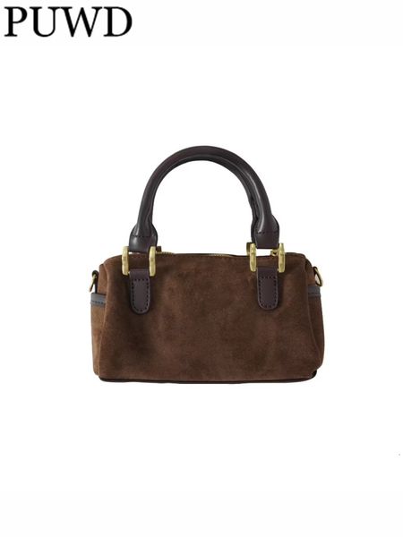 evening bags puwd casual women khaki boston bag 2023 summer fashion ladies vintage solid color female chic 230824
evening bags puwd casual women khaki boston bag 2023 summer fashion ladies vintage solid color female chic 230824