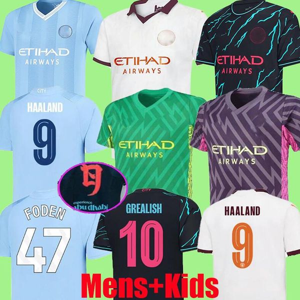 23 24 haaland soccer jerseys grealish sterling mans cities mahrez fans player version de bruyne foden 2023 2024 football shirt kids uniform, Black;yellow
23 24 haaland soccer jerseys grealish sterling mans cities mahrez fans player version de bruyne foden 2023 2024 football shirt kids uniform, Black;yellow