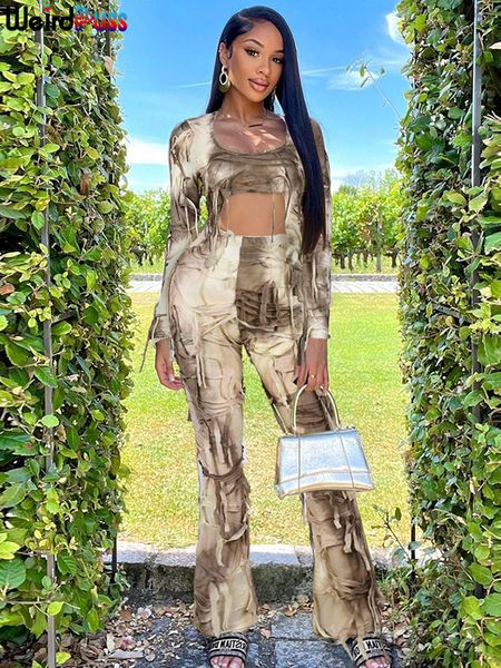 women's suits blazers weird puss tie dye women 2piece set mini crop pencil pants contrast color tassel causal high streetwear y2k match, White;black
women's suits blazers weird puss tie dye women 2piece set mini crop pencil pants contrast color tassel causal high streetwear y2k match, White;black