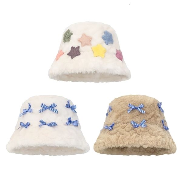 wide brim hats bucket hats thicken plush hat for women soft beanie hat star/bowknot winter hat female girls windproof cap powear fisherman c, Blue;gray
wide brim hats bucket hats thicken plush hat for women soft beanie hat star/bowknot winter hat female girls windproof cap powear fisherman c, Blue;gray