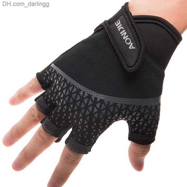 aonijie outdoor sports cycling half gloves equipment training fitness anti-slip breathable half finger gloves wrist guard q230825, Black
aonijie outdoor sports cycling half gloves equipment training fitness anti-slip breathable half finger gloves wrist guard q230825, Black