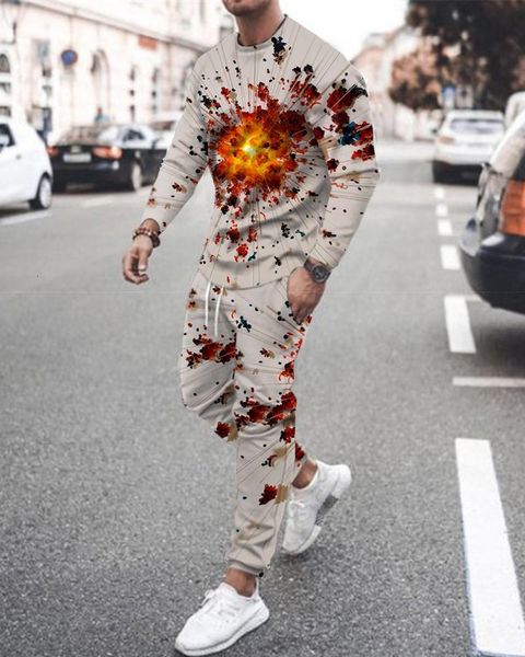 mens tracksuits 2piece 3d explosion fragment printed sportswear long sleeve tshirt trousers casual streetwear oversized set 230824, Gray
mens tracksuits 2piece 3d explosion fragment printed sportswear long sleeve tshirt trousers casual streetwear oversized set 230824, Gray