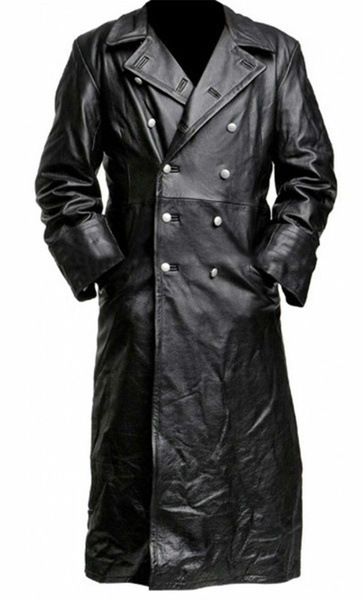 men's jackets autumn and winter 2023 selling leather windbreaker retro long fashionable medieval style 230824, Black;brown
men's jackets autumn and winter 2023 selling leather windbreaker retro long fashionable medieval style 230824, Black;brown