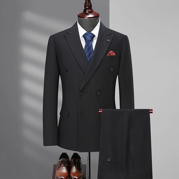 men's suits blazers boutique plus fat suit trousers large size loose professional formal man dress groom wedding two sets 230824, White;black
men's suits blazers boutique plus fat suit trousers large size loose professional formal man dress groom wedding two sets 230824, White;black