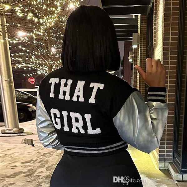 wind 2023 autumn womens jackets designer new fashion embroidery splice slim fit baseball uniform coat 6 colours, Black;brown
wind 2023 autumn womens jackets designer new fashion embroidery splice slim fit baseball uniform coat 6 colours, Black;brown