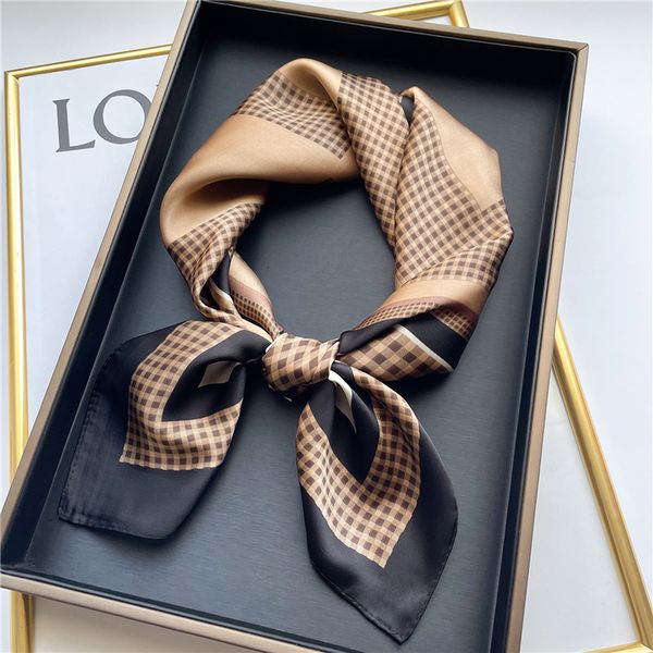 scarves plaid silk square scarf women satin shawl wrap hijab female hair band wrist luxury headkerchief 7070cm echarpe bandana 230825, Blue;gray
scarves plaid silk square scarf women satin shawl wrap hijab female hair band wrist luxury headkerchief 7070cm echarpe bandana 230825, Blue;gray